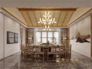 新中式動(dòng)餐桌